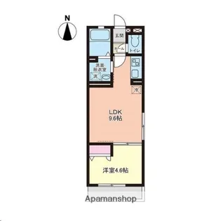 宮城県仙台市宮城野区萩野町2丁目【アパート】の間取り