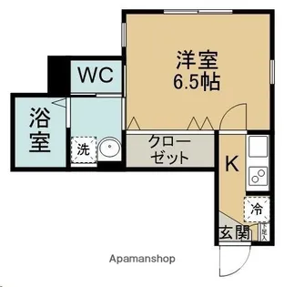 シンセーロ青葉町A棟【105号室】の間取り
