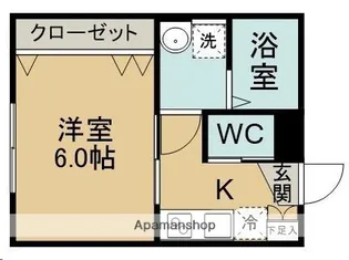 シンセーロ青葉町A棟【203号室】の間取り