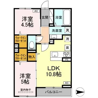 ボヌール T【1階】の間取り