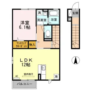 エクセル V【2階】の間取り