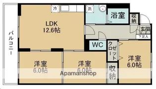 COKULAS柏木【303号室】の間取り