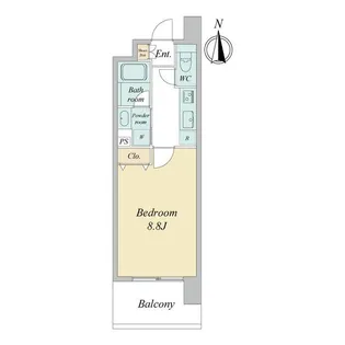 エルスタンザ仙台駅東【6階】の間取り