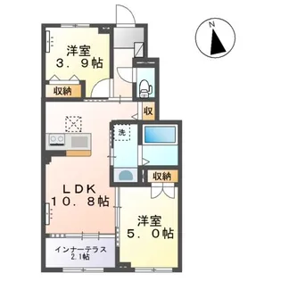 コンフォースS【1階】の間取り