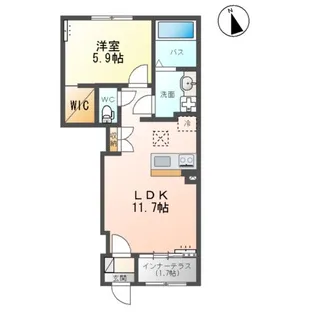 荒井南アパート【1階】の間取り