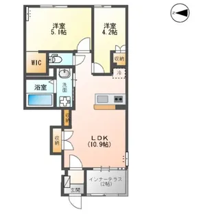 BREEZE HILLS (ブリーズヒルズ)【103号室】の間取り