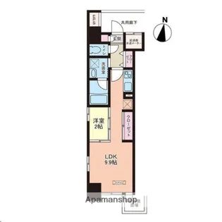 アーバンハイツ大町【6階】の間取り