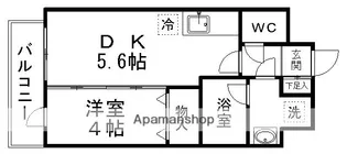 宮城県仙台市青葉区子平町【マンション】の間取り
