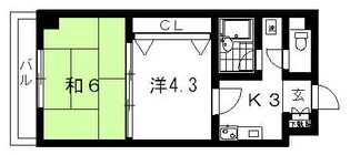リビングステージ東仙台【4階】の間取り