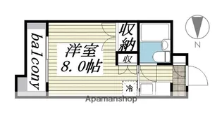 メゾン・ド・エルヴェ【406号室】の間取り