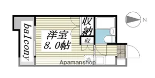 メゾン・ド・エルヴェ【110号室】の間取り