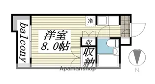 メゾン・ド・エルヴェ【305号室】の間取り