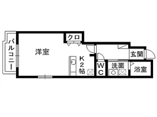 サングレイス【103号室】の間取り