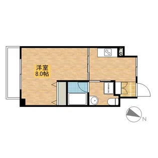 フィットエル仙台一番町【3階】の間取り