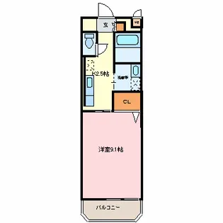 プレッサ泉中央【2階】の間取り