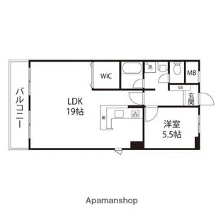北根グリーンハイツ【2階】の間取り