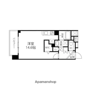コンフォートEXE青葉通り【706号室】の間取り