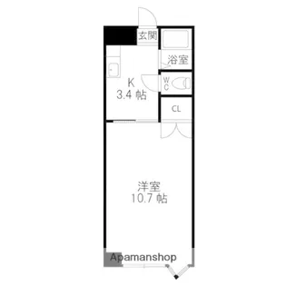 クレセントいづみ【202号室】の間取り