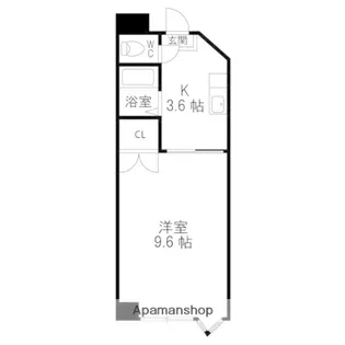 クレセントいづみ【405号室】の間取り