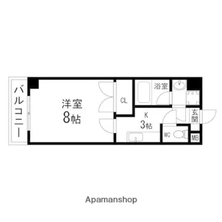 リバーパーク上谷刈【203号室】の間取り