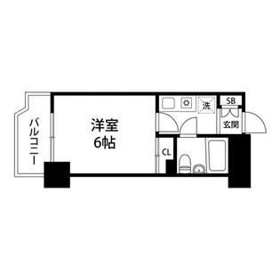 ダイアパレスプレステージ上杉【412号室】の間取り