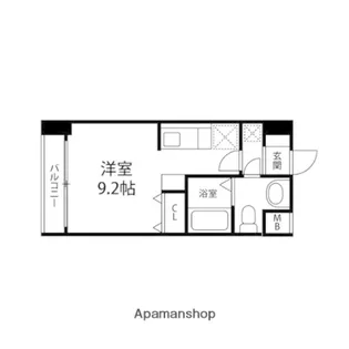 WILLDO五橋【202号室】の間取り