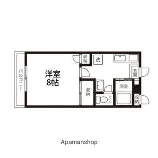 メゾンドタケヒロA【105号室】の間取り