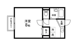 パストラル八乙女中央【1階】の間取り