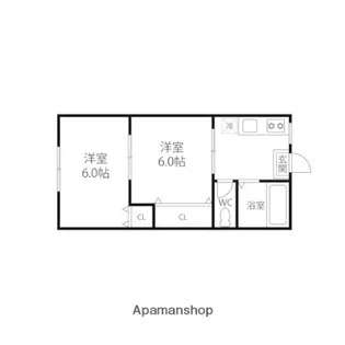 グランヒルズ【106号室】の間取り