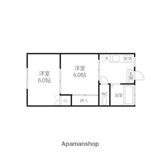 グランヒルズ【103号室】の間取り