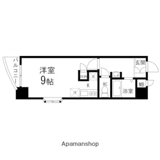 ロイヤルパーク五橋【705号室】の間取り
