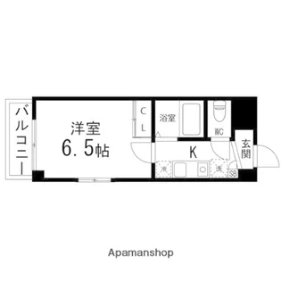 バースランド小松島【407号室】の間取り