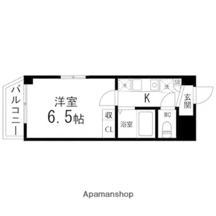 バースランド小松島【501号室】の間取り