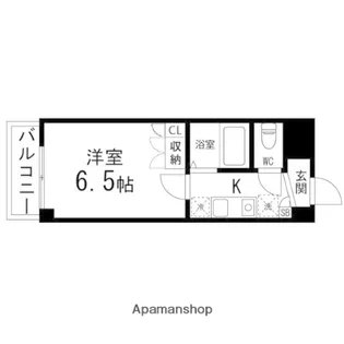 バースランド小松島【609号室】の間取り