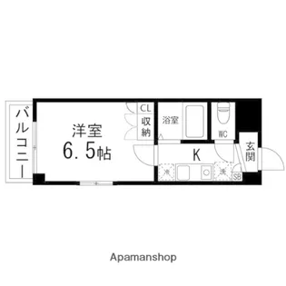 バースランド小松島【607号室】の間取り