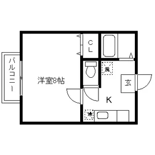 サンヒルズみずほ台【1階】の間取り