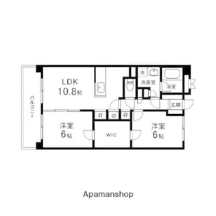 杜の丘レジデンス【209号室】の間取り