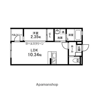 コンフォート泉ヶ丘Ⅱ【202号室】の間取り