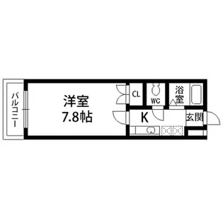 エルス泉【402号室】の間取り