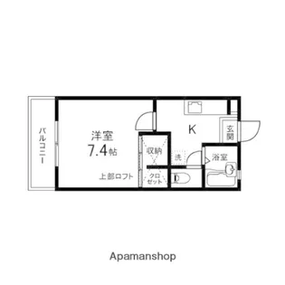 ヴィラ・SS【107号室】の間取り