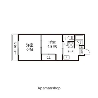 エルミタージュ仙台【511号室】の間取り