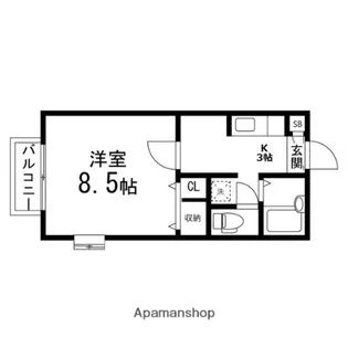 サンコーポIZUMI A【205号室】の間取り