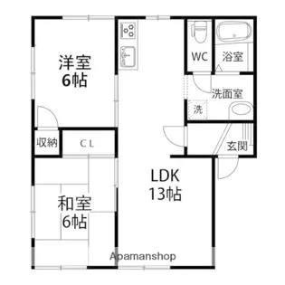 エトワールK【101号室】の間取り
