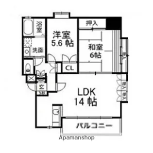 ストーク・コート高澤【301号室】の間取り
