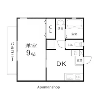 フォレ・カトル【101号室】の間取り