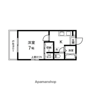 ドミトリー【201号室】の間取り