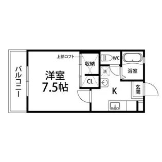 エミネンスA【203号室】の間取り