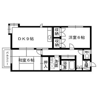エクセレント永和台【203号室】の間取り