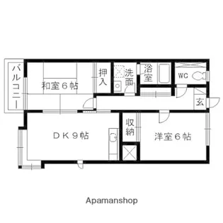 エクセレント永和台【205号室】の間取り
