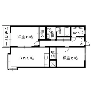 エクセレント永和台【202号室】の間取り